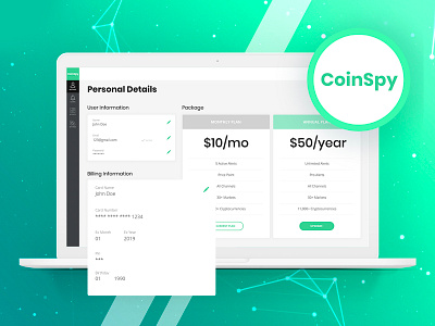 Coinspy Dashboard adobe b2b b2c business cryptocurrency dashboard freebie ico inspiration photoshop product psd service sketch template ui uidesign ux web wireframe