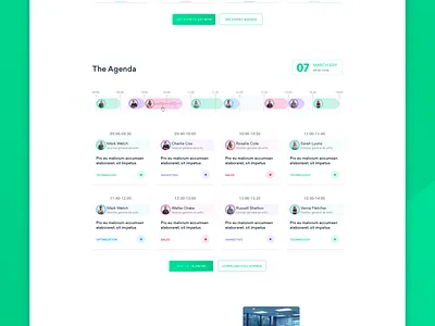 AnfixConnect2019-Agenda agenda branding business calendar conference design designer event marketing speaker speakers summit typography ui web web design webdesign website