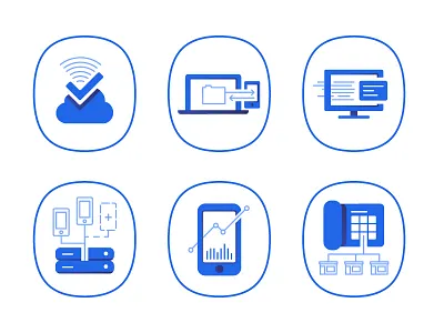 Telecommunication - icons cloud computer data desktop folder icon icons router stat telephone wifi