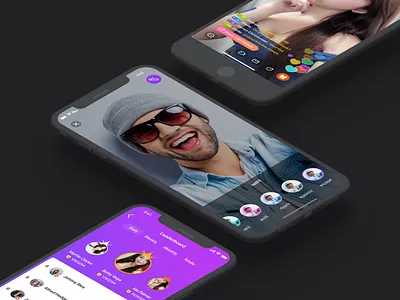 Mobile Application Flim Flom app leaderboard platform social video streaming