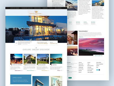 Unique Homestays - 2012 branding luxury luxury brand travel ui ux web webdesign