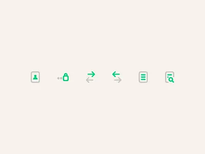 Fintech App — Icons icons pack ui elements