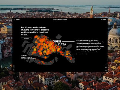 Venice Project Center design ui web