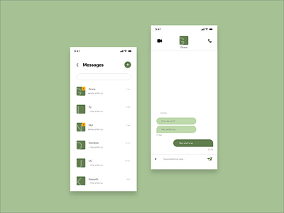 Direct Messaging design motion design ui ui design ux design