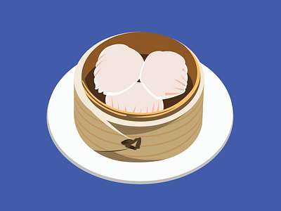 Dim Sum: Har Gow design dim sum flat food har gow illustration illustrator vector