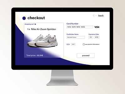 Credit Card Checkout blue branding clean dailyui dailyui 002 design digital flat icon icons logo ui vector website