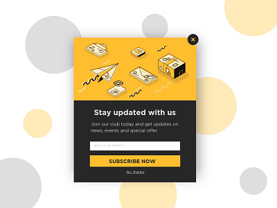 Pop Up Screen daily ui dailyui design email mobile modal box subscribe ui ui design ux design web