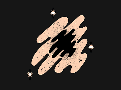 Black Hole design flat icon illustration vector web