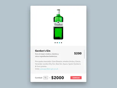 Detalle de producto app design product ui ux