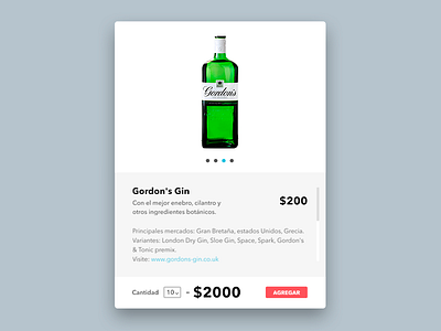 Detalle de producto app design product ui ux