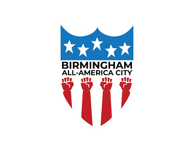 All-America City Inspiration alabama america birmingham city hand protest shield star