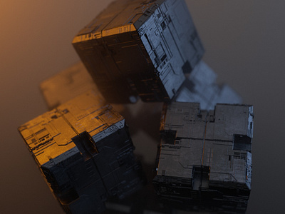 Gear Boxes 3d 3d art 3d artist c4d cinema 4d color composition cube design displacement map lightning render