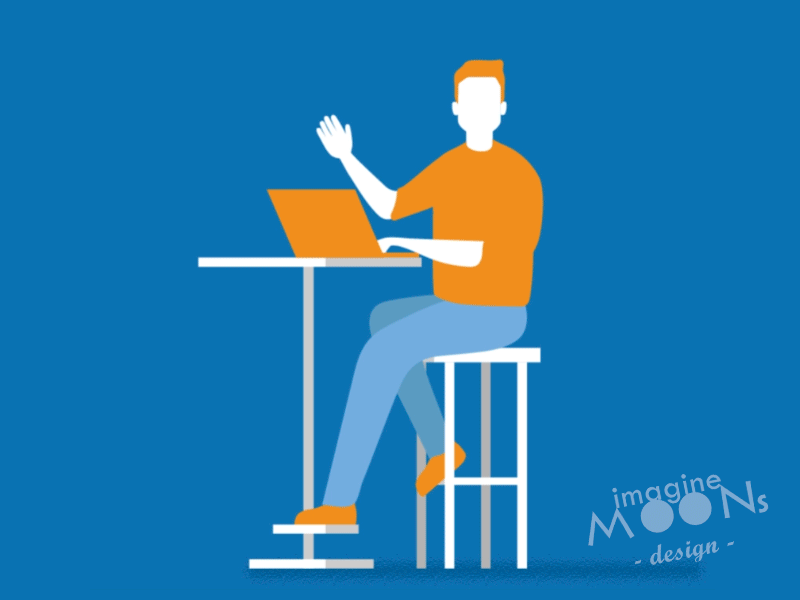 Hi! I'm working adobe illustrator after effects after effects animation animation animation 2d character animation character design graphic design illustration imaginemoons motion graphic motion graphics vector animation vector illustration working time