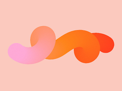 A little bloop! abstract color design gradient pink texture