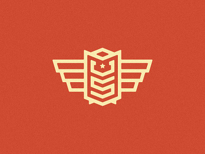 US badge branding illustration lockup logo monoline owl typography