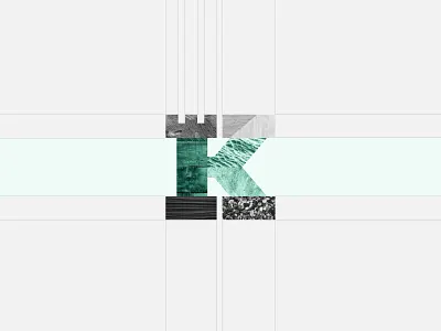 Keep K brand castle crypto identity k keep logo mark mask stone textures type