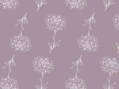Iberis Flower Pattern floral pattern flower flower illustration flower pattern pattern design surface pattern