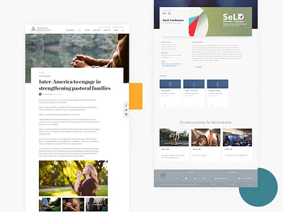 Interamerica.org blog event news religion site design ui