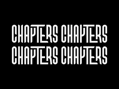 CHAPTERS Logo Options branding dance dark design illustration logo product design typography vector