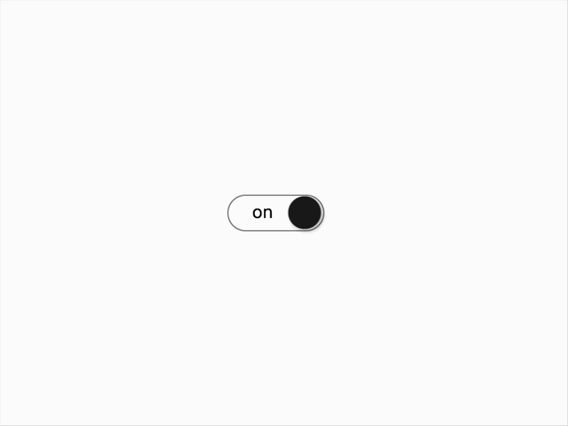 On/Off Switch animated animation black white interaction interaction design on off switch ui