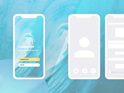 Ladoctor - healthcare startup doctor healthcare interactive medical platform pwa ui ux web webapp