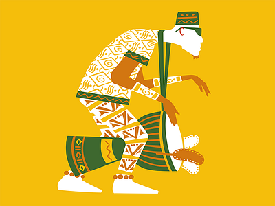 Guinea djembe drummer africa african drumming design djembe drumming guinea illustration world rhythm festival