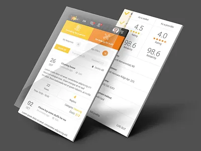 HandU app app design mobile app mobile app design ui user interface ux web design