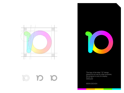 TEN LOGO ci color graphic design ten text ux vi 商标 图标 设计 黑色