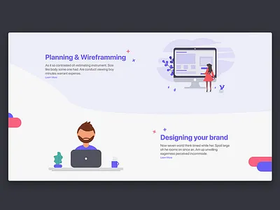 Web Section/Features Design agency branding design features homepage illustration landing page section typography ui ux uidesign uiuxdesign ux vector web webdesign