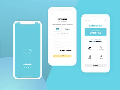Ladoctor - healthcare startup app design doctor healthcare medical mobile platform ui ux