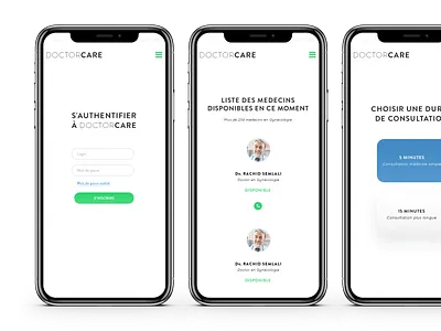 DoctorCare App android app app apple store ui design ux design