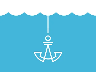 Anchor anchor branding design icon logo mark