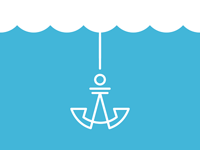 Anchor anchor branding design icon logo mark