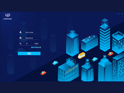Login1 landing page design