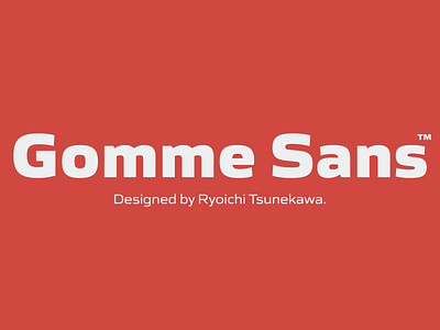 Gomme Sans font font design type type design typeface