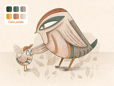 Bird 3 animals art brushes character art characterdesign cintiq color colorpalette contemporary contemporaryillustration design digital digitalart drawing illustration palette photoshop picture tablet texture