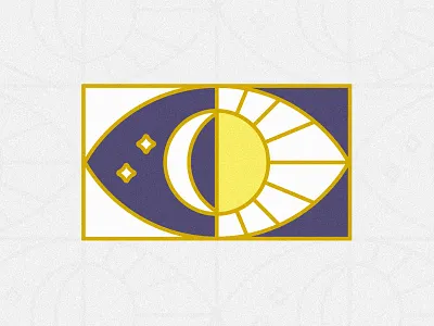 Day 'N' Night Illustration brand design eye eyes icon identity illustration logo minimalist moon night stars sun sunlight ui