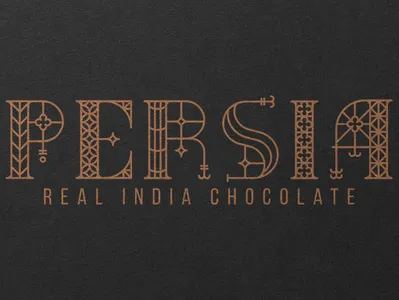 Persia Chocolate Logo brand branding calligraphy chocolate cocoa coffee design etude icon identity illustration logo logotype minimalist mockup packaging packing typography ui ux