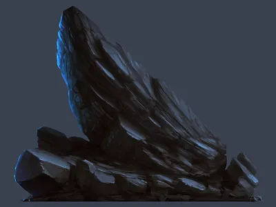 Stone 2d art cgart environment illustration stone