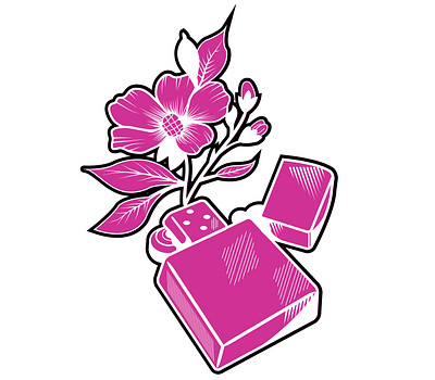 Butterfly Spring design illustration
