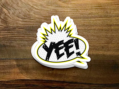 YEE! Stickers sticker stickers slaps yee logo