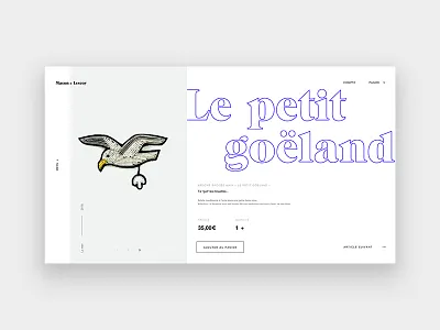 Macon&lescoy Rebranding eshop product page ui uidesign webdeisgn