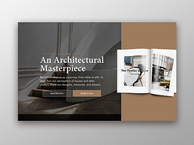 Architecture Book Landing Page app design architectural design architecture art direction dailyui dailyui 003 dailyui003 invision studio landing page landing page design luxury brand magazine layout minimalist user experience user interface web design