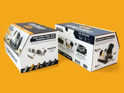 Drill Doctor 750X packaging brand branding drill packagedesign packaging tool