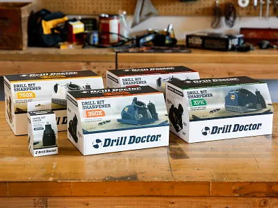 Drill Doctor Packaging Refresh brand branding drill packaging packagingdesign tool