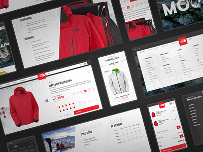 The North Face - Ecommerce 2017 design ecommerce north north face product design ui ui design user inteface user interaction ux ui ux design xd