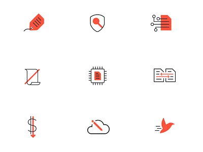 InCloudCounsel Icons branding cloud document icons icons set legal symbols