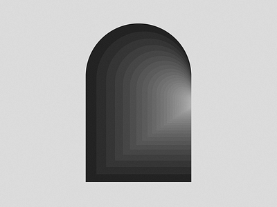 Passage death die grey light path shapes tombstone tunnel