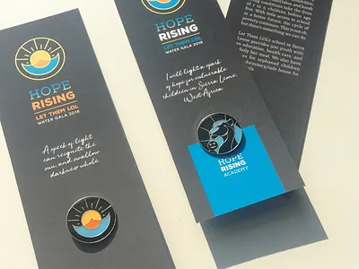 Hope Rising Enamel Pins branding clean water education enamel pins fundraising hope rising let them lol light lioness logo sun water gala