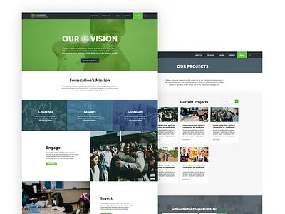 Foundation Website non profit responsive web design wordpress